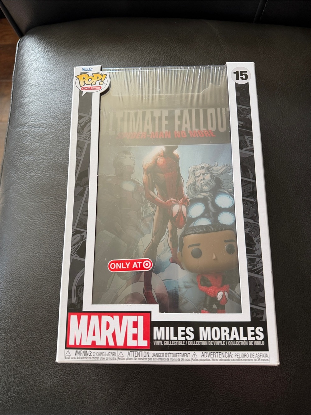 Marvel Miles Morales Funko Pop Vinyl Figure - Red, Black, White